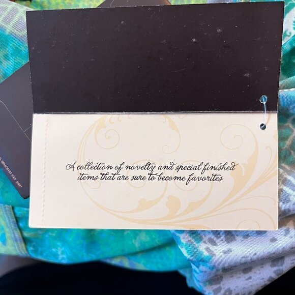 MULTIPLES MISS LIMEZINNA Multi Greens & Gray Tunic Bead & Chiffon Details NWT XL - Picture 16 of 16